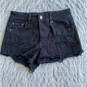 Black American eagle shorts